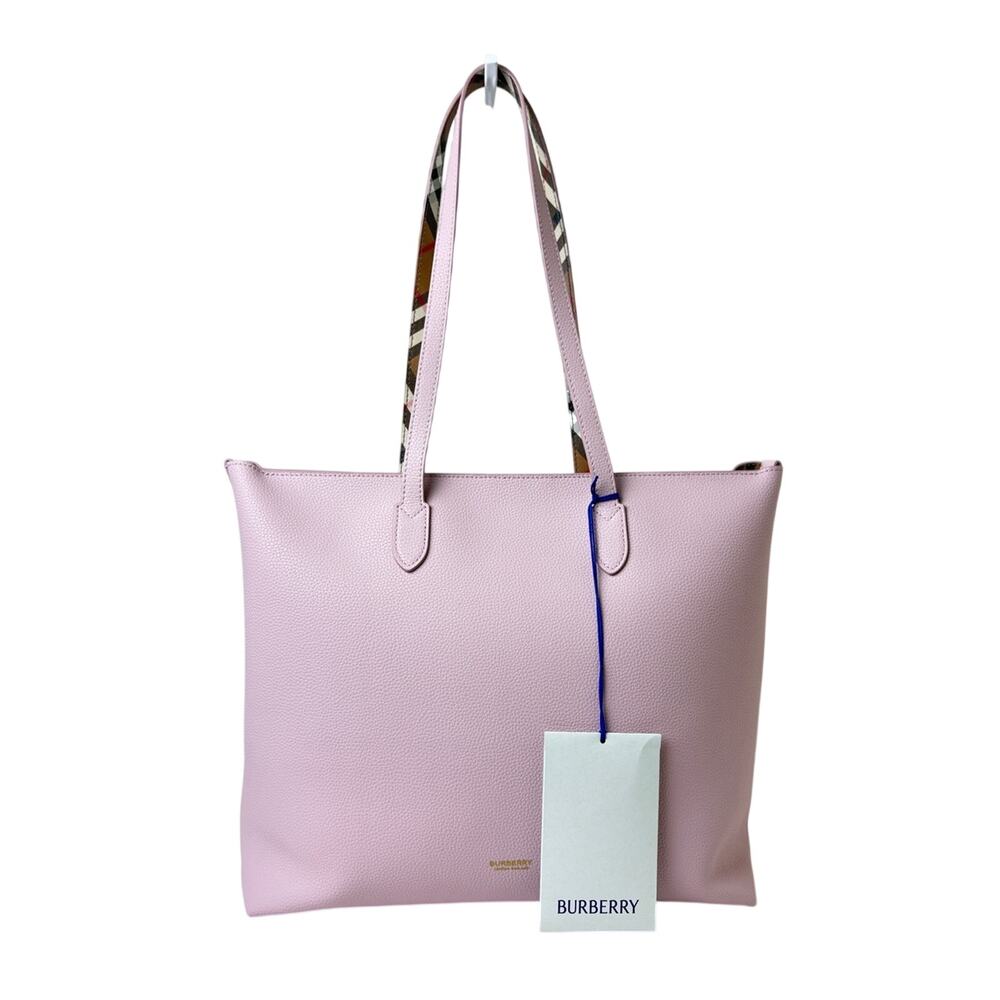 Burberry Blush Pink Leather Tote with zip - Picture 3 of 11
